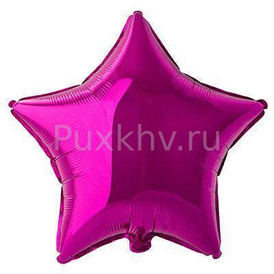 Шарик 32" звезда металлик Purple