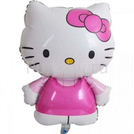 Шар фольгированный 11", Hello Kitty розовая